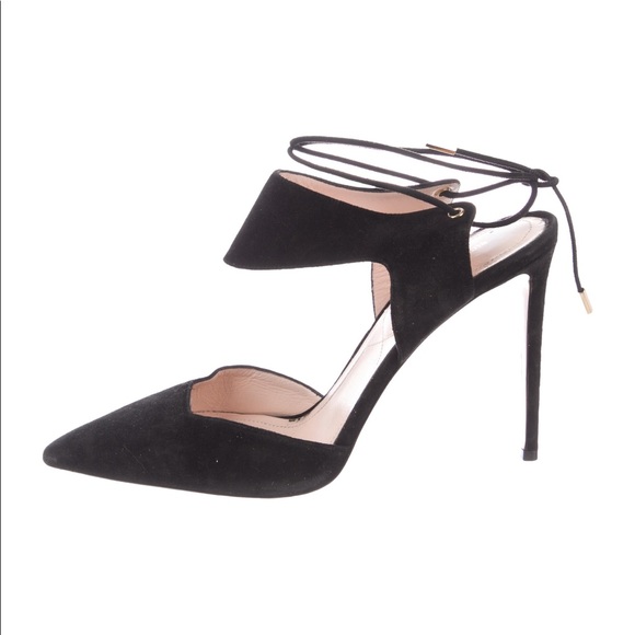 NICHOLAS KIRKWOOD SUEDE POINTED-TOE PUMPS 👠 - Picture 2 of 5